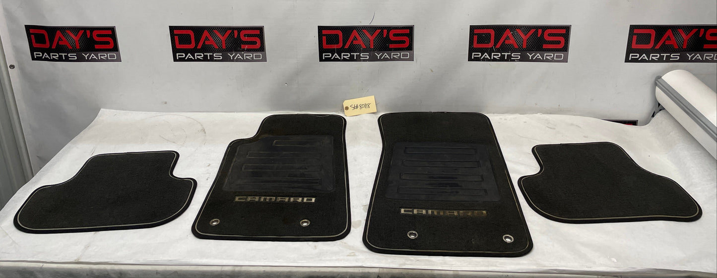 2012 Chevy Camaro ZL1 Front and Rear Floor Mats OEM - Day's Parts Yard