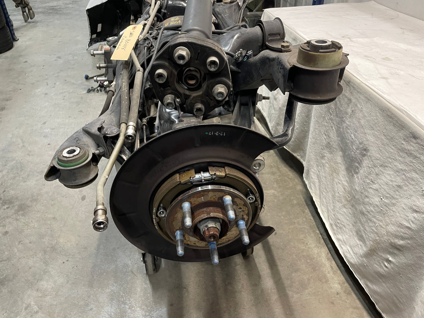 2012 Chevy Camaro ZL1 3.73 Complete Rear Axle Suspension Cradle K Member Subframe Differential OEM - Day's Parts Yard
