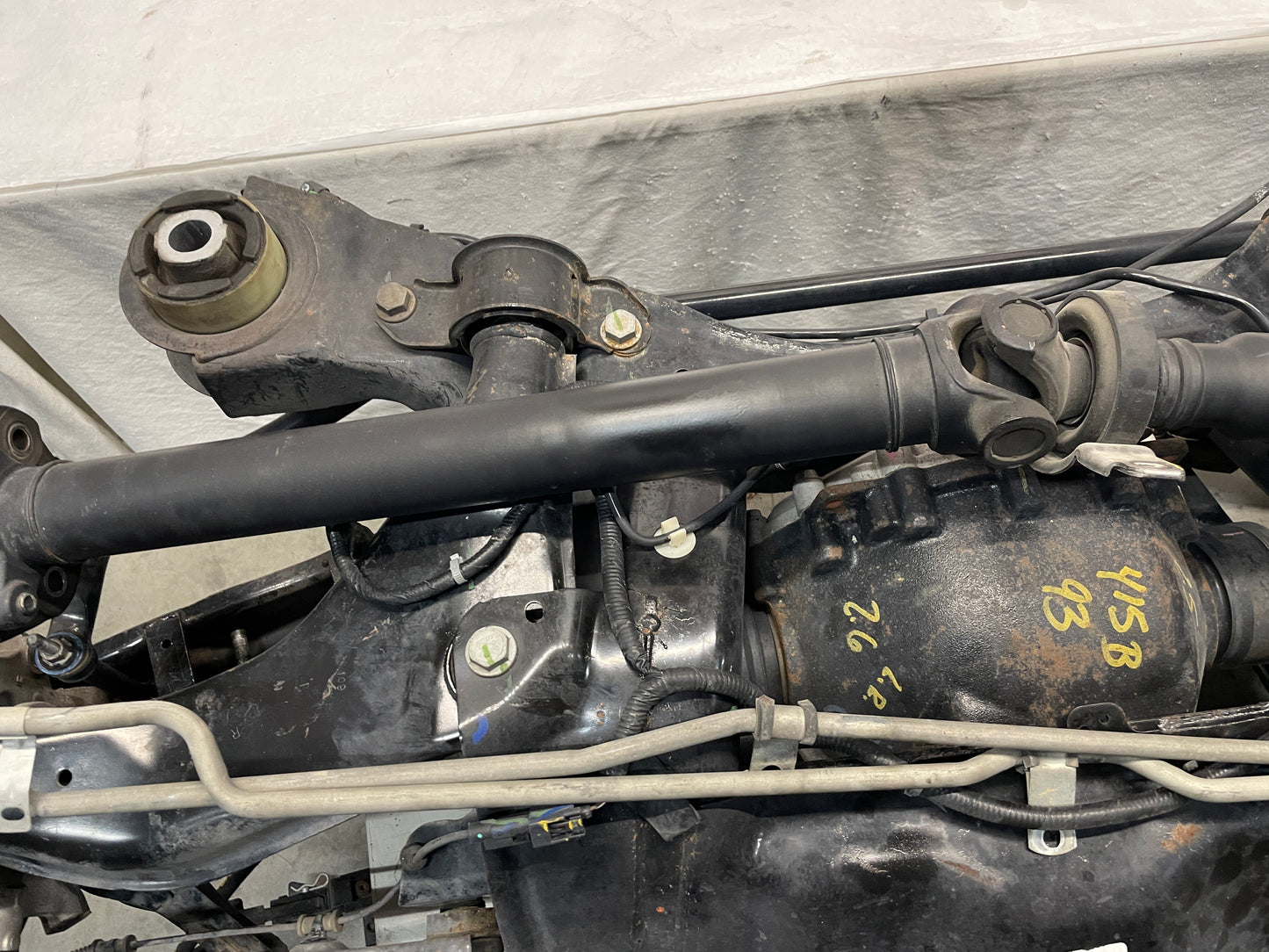 2012 Chevy Camaro ZL1 3.73 Complete Rear Axle Suspension Cradle K Member Subframe Differential OEM - Day's Parts Yard