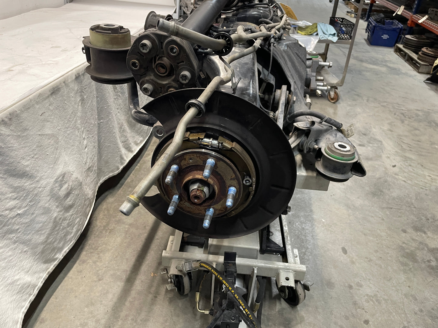 2012 Chevy Camaro ZL1 3.73 Complete Rear Axle Suspension Cradle K Member Subframe Differential OEM - Day's Parts Yard