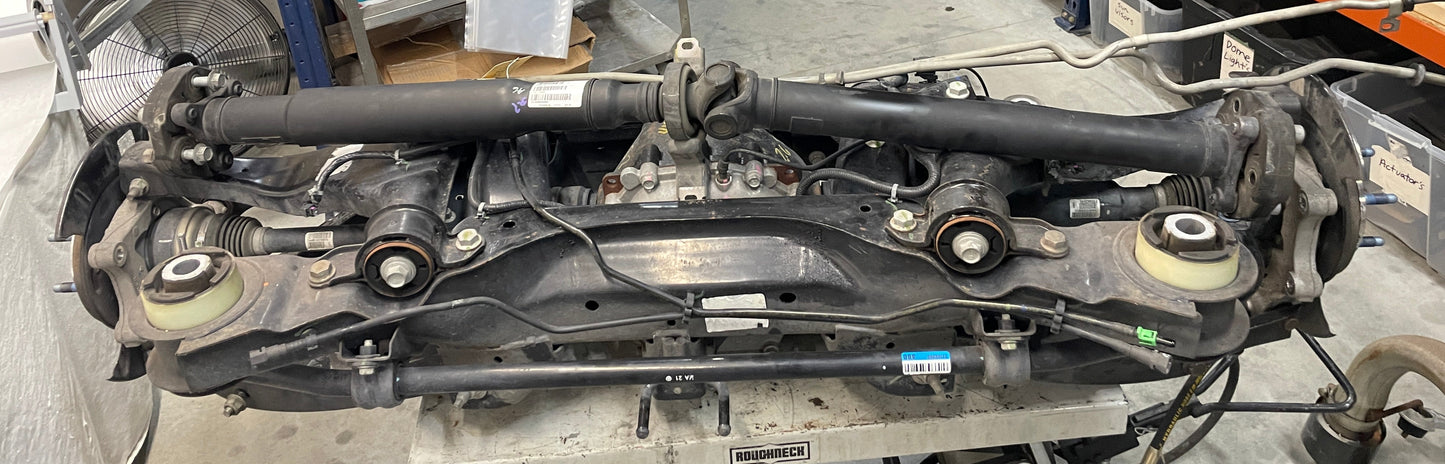2012 Chevy Camaro ZL1 3.73 Complete Rear Axle Suspension Cradle K Member Subframe Differential OEM - Day's Parts Yard