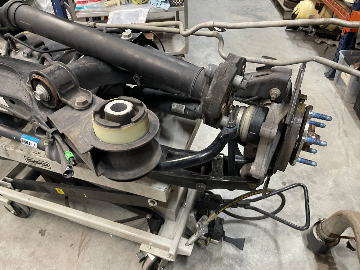 2012 Chevy Camaro ZL1 3.73 Complete Rear Axle Suspension Cradle K Member Subframe Differential OEM - Day's Parts Yard