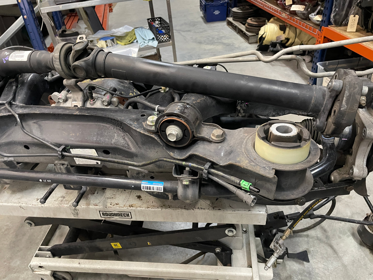 2012 Chevy Camaro ZL1 3.73 Complete Rear Axle Suspension Cradle K Member Subframe Differential OEM - Day's Parts Yard
