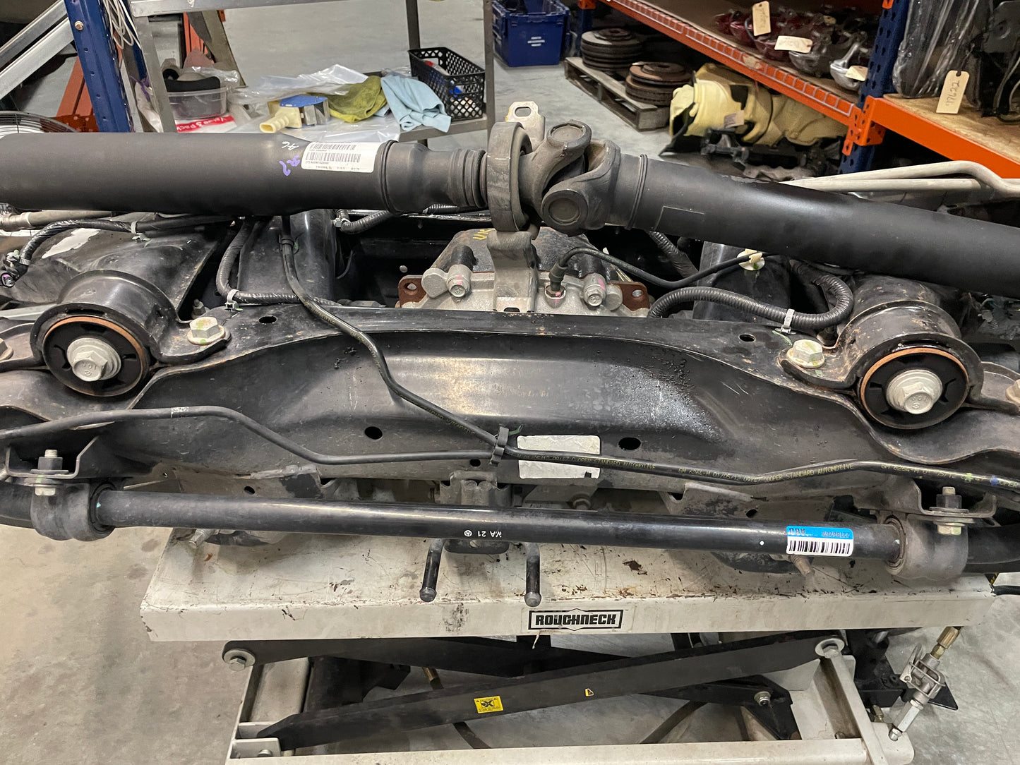 2012 Chevy Camaro ZL1 3.73 Complete Rear Axle Suspension Cradle K Member Subframe Differential OEM - Day's Parts Yard