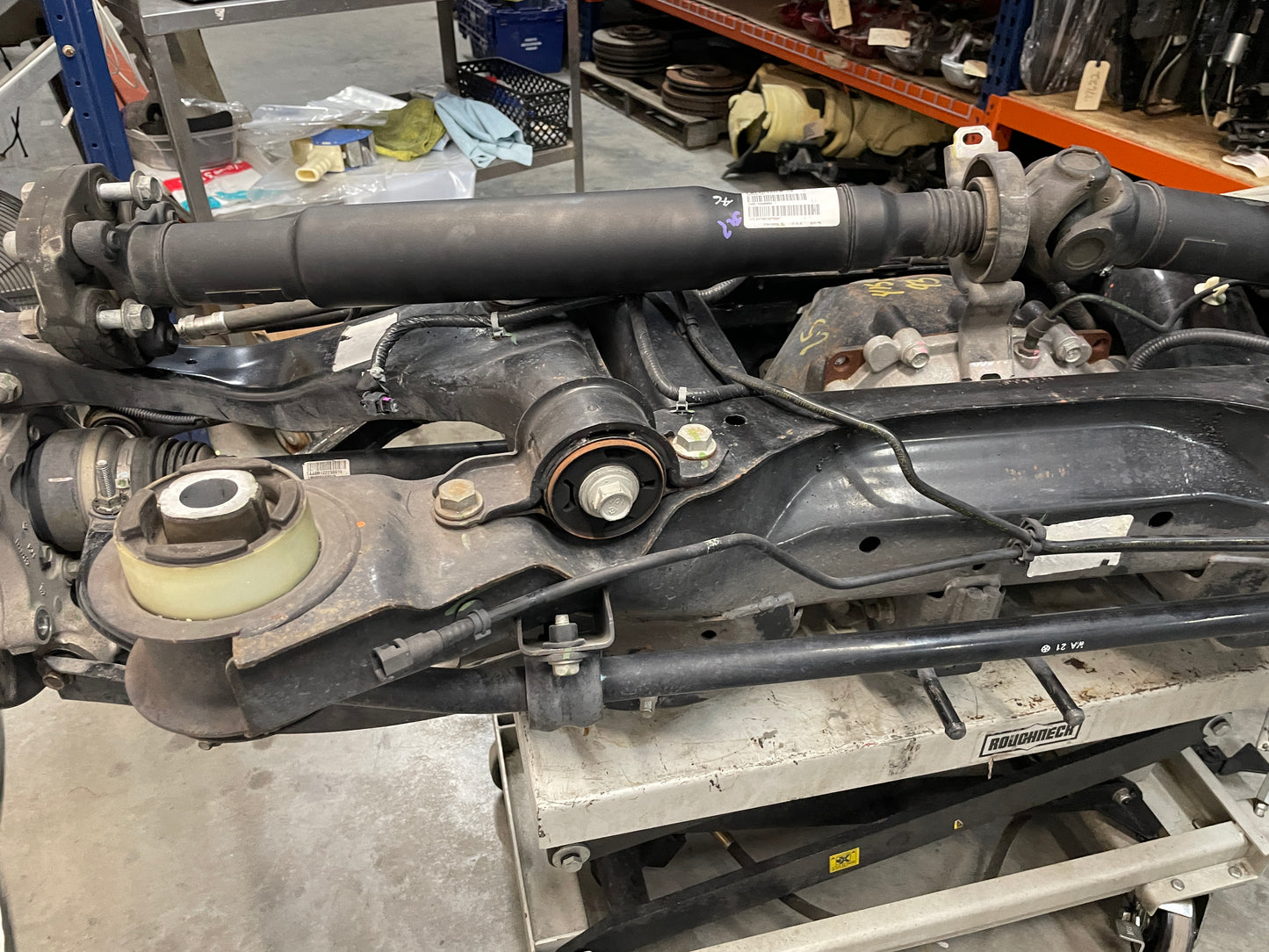 2012 Chevy Camaro ZL1 3.73 Complete Rear Axle Suspension Cradle K Member Subframe Differential OEM - Day's Parts Yard