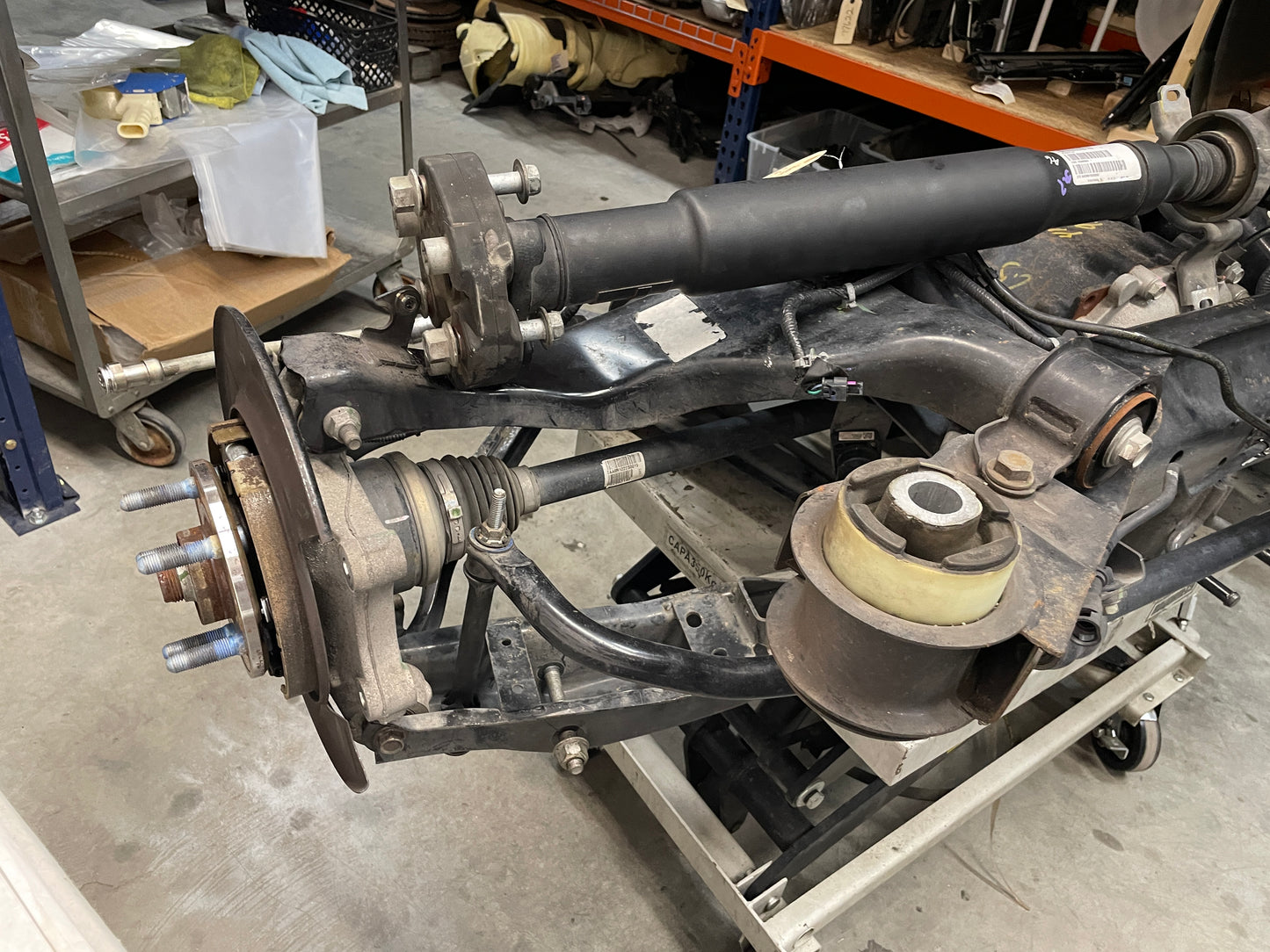 2012 Chevy Camaro ZL1 3.73 Complete Rear Axle Suspension Cradle K Member Subframe Differential OEM - Day's Parts Yard