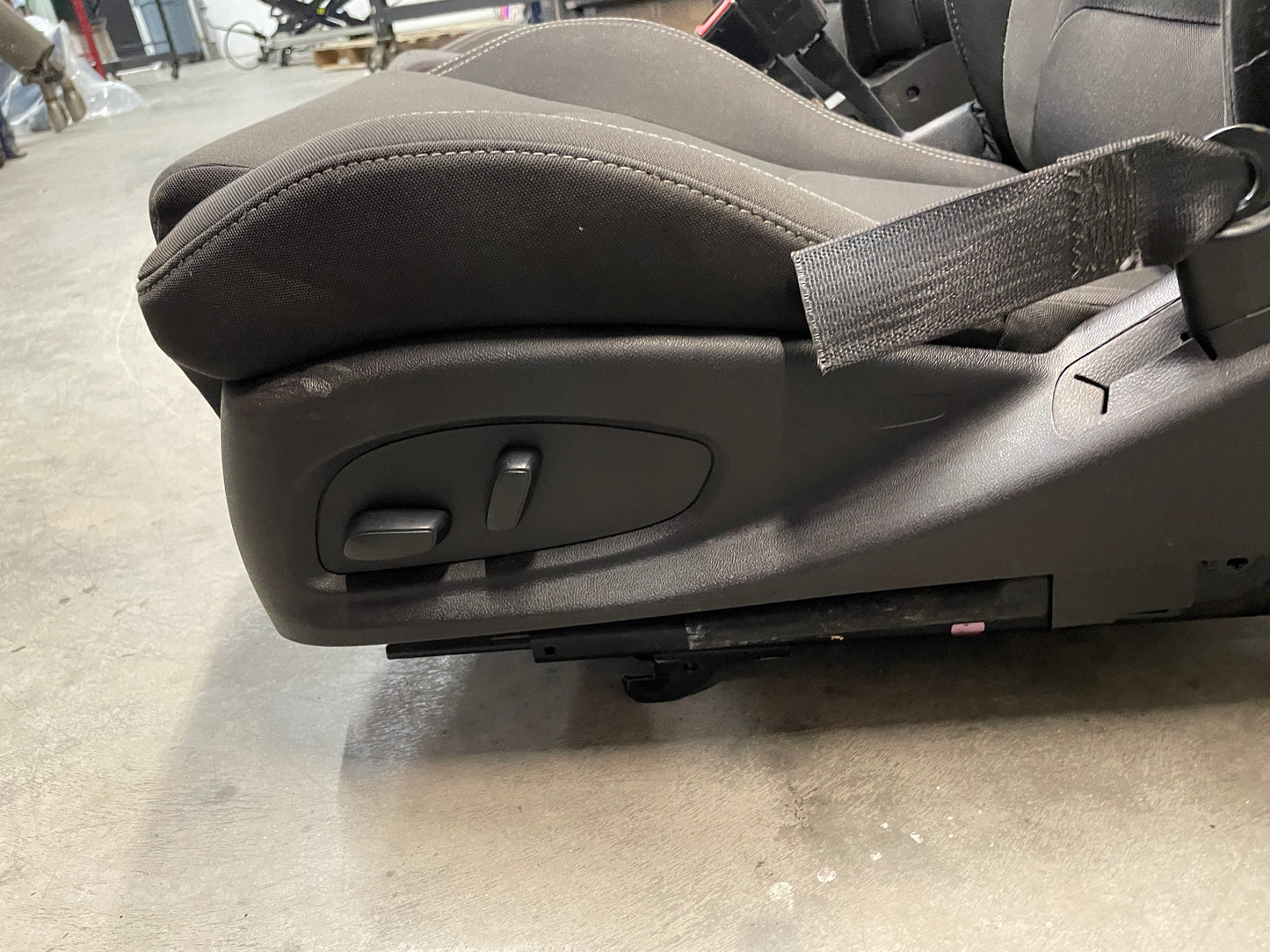 2020 Chevy Camaro SS LZ Seats Fronts and Rears Black and Gray Cloth OEM - Day's Parts Yard