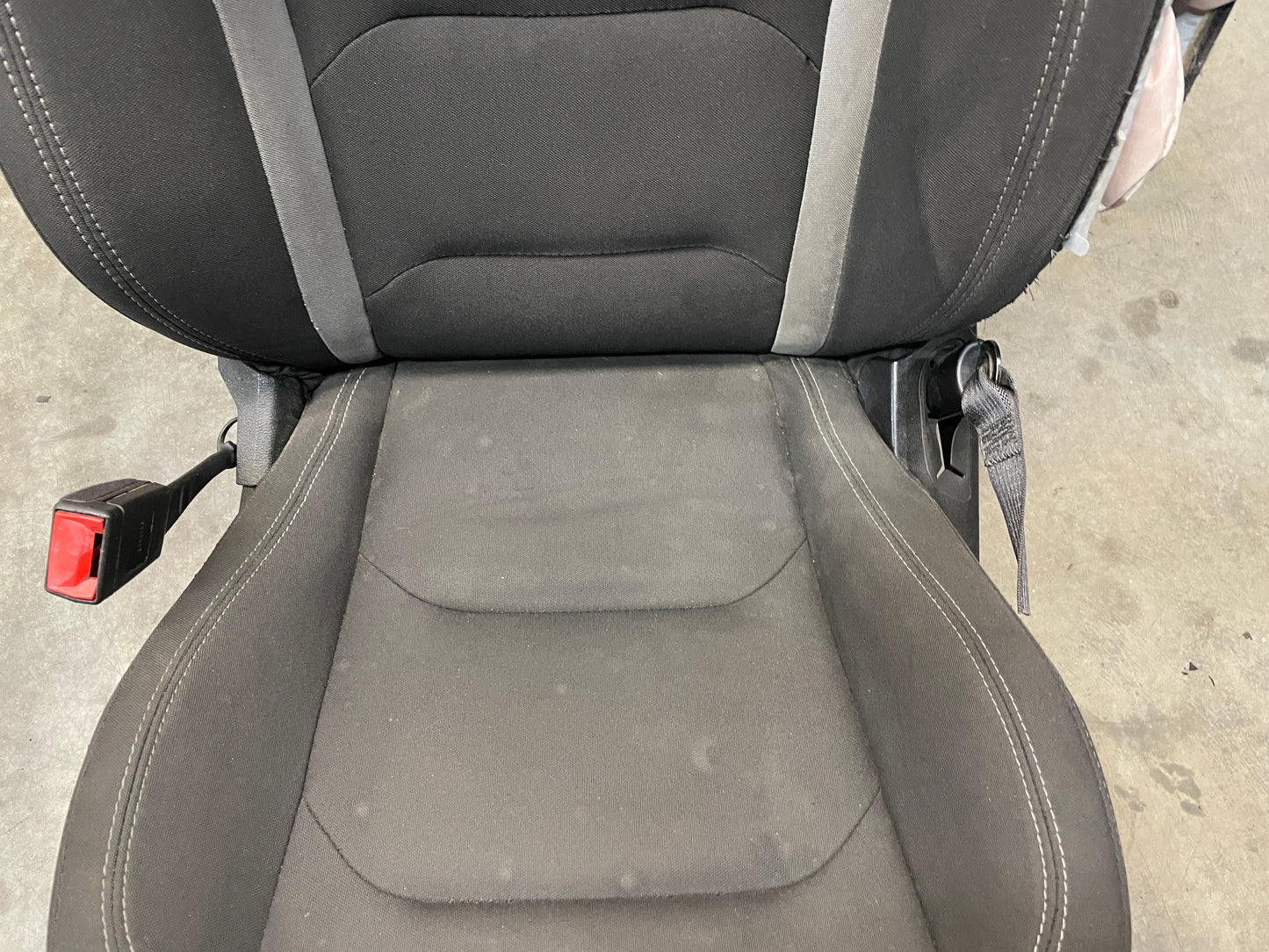 2020 Chevy Camaro SS LZ Seats Fronts and Rears Black and Gray Cloth OEM - Day's Parts Yard