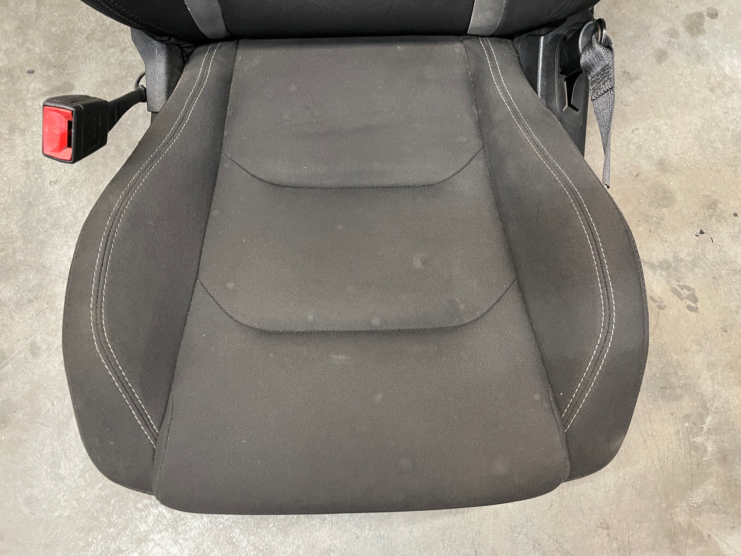2020 Chevy Camaro SS LZ Seats Fronts and Rears Black and Gray Cloth OEM - Day's Parts Yard