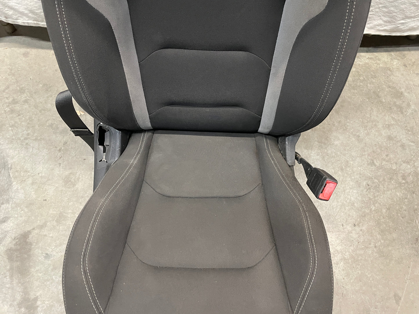 2020 Chevy Camaro SS LZ Seats Fronts and Rears Black and Gray Cloth OEM - Day's Parts Yard