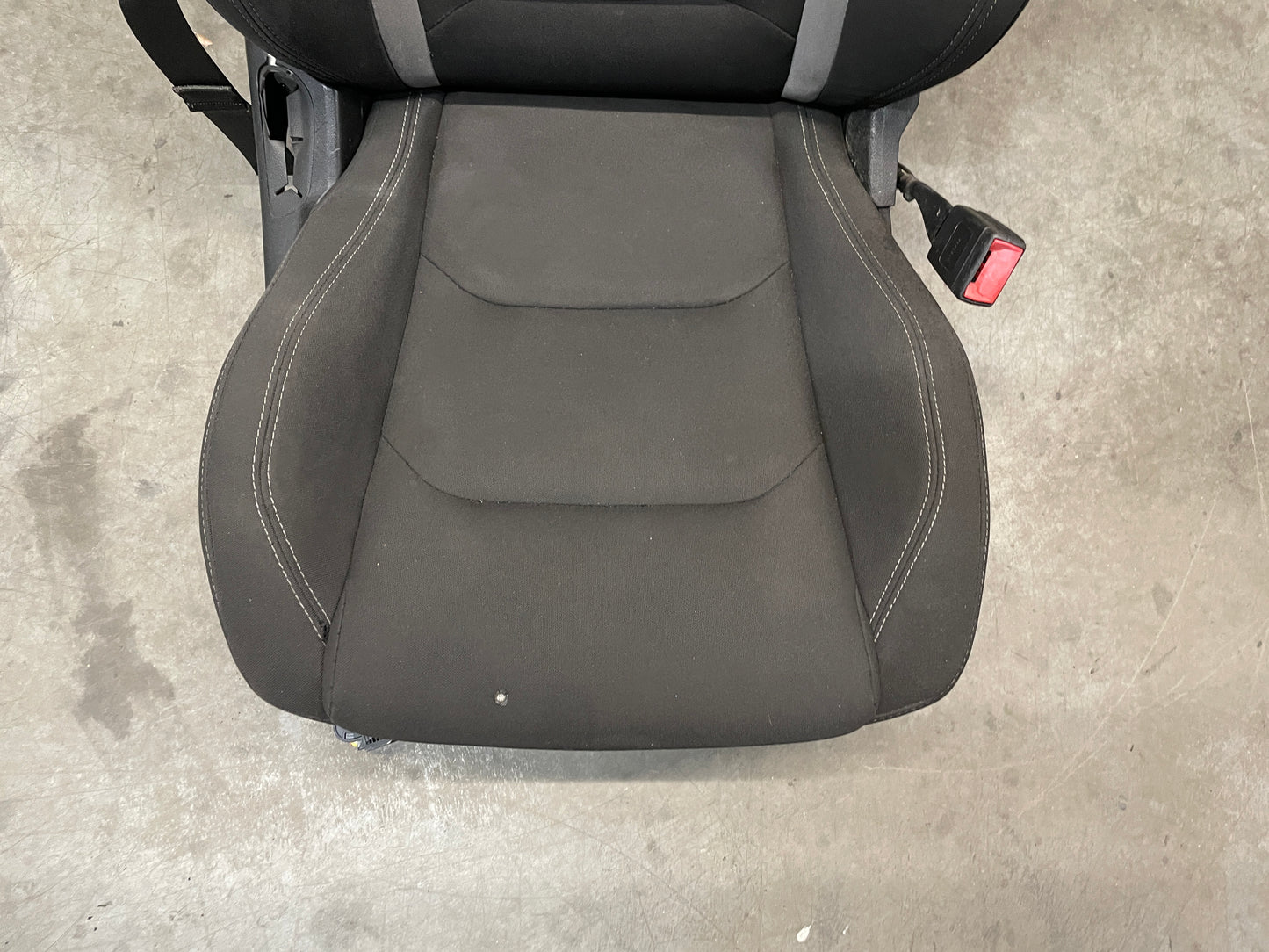 2020 Chevy Camaro SS LZ Seats Fronts and Rears Black and Gray Cloth OEM - Day's Parts Yard