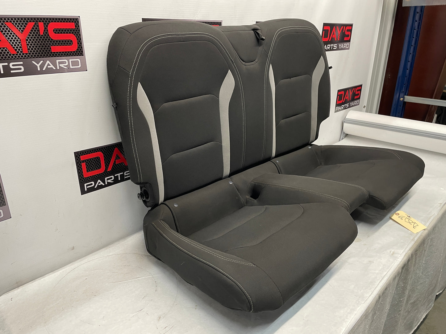 2020 Chevy Camaro SS LZ Seats Fronts and Rears Black and Gray Cloth OEM - Day's Parts Yard