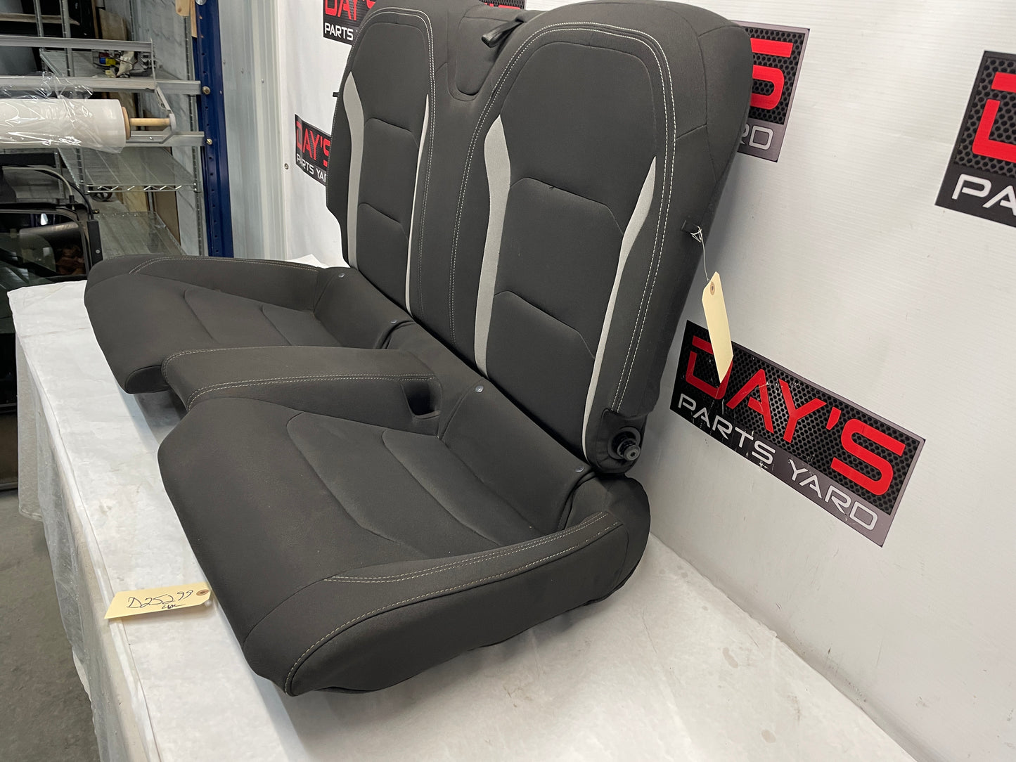 2020 Chevy Camaro SS LZ Seats Fronts and Rears Black and Gray Cloth OEM - Day's Parts Yard