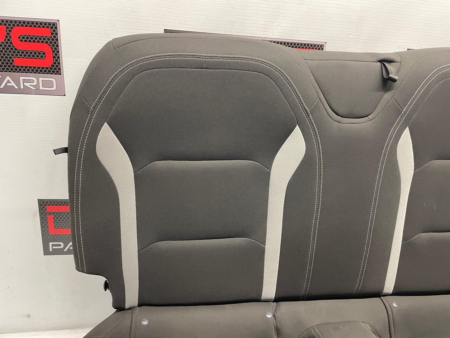 2020 Chevy Camaro SS LZ Seats Fronts and Rears Black and Gray Cloth OEM - Day's Parts Yard