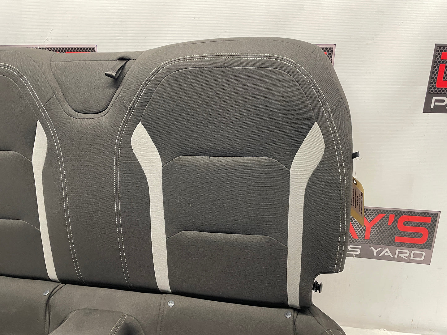 2020 Chevy Camaro SS LZ Seats Fronts and Rears Black and Gray Cloth OEM - Day's Parts Yard