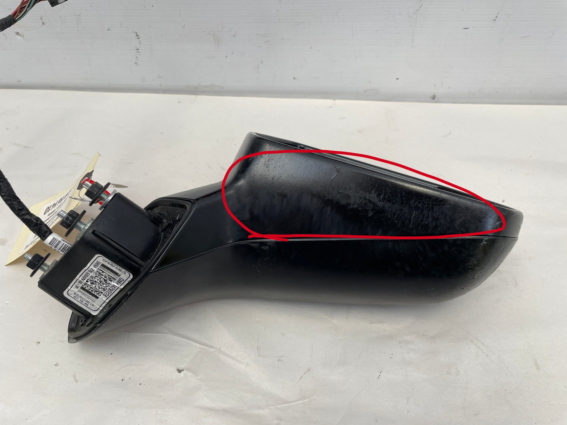 2018 Chevy Camaro ZL1 1LE RH Passenger Exterior Side Mirror Black OEM - Day's Parts Yard