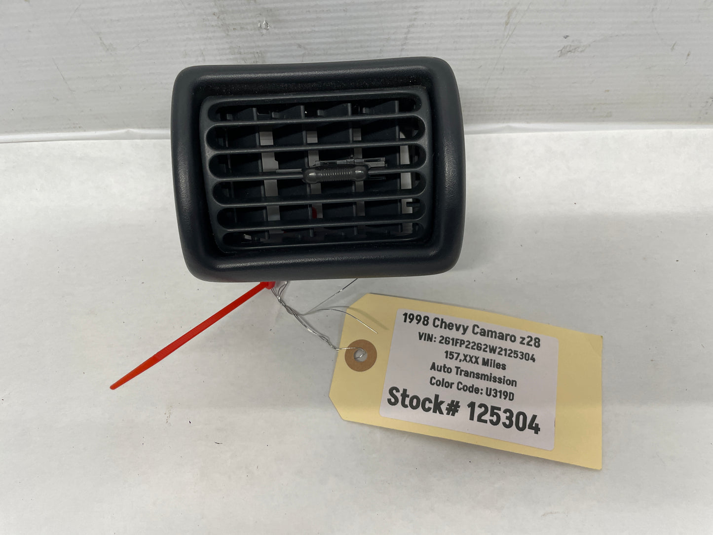 1998 Chevy Camaro Z28 RH Passenger Dash Air Vent Bezel OEM Grey Gray - Day's Parts Yard