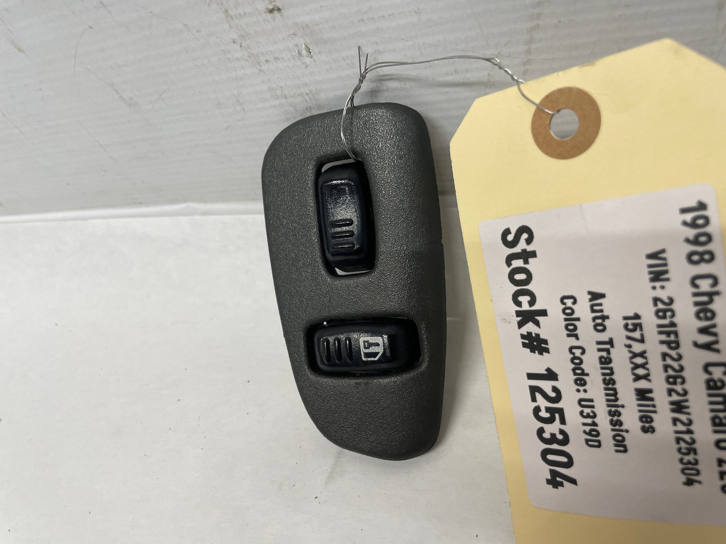 1998 Chevy Camaro Z28 RH Passenger Window Door Lock Switch Button Bezel OEM - Day's Parts Yard
