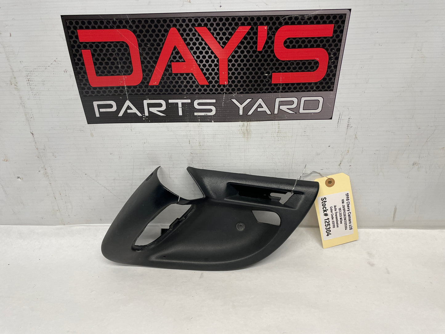 1998 Chevy Camaro Z28 LH Driver Interior Door Handle Bezel Trim Molding OEM Grey Gray - Day's Parts Yard