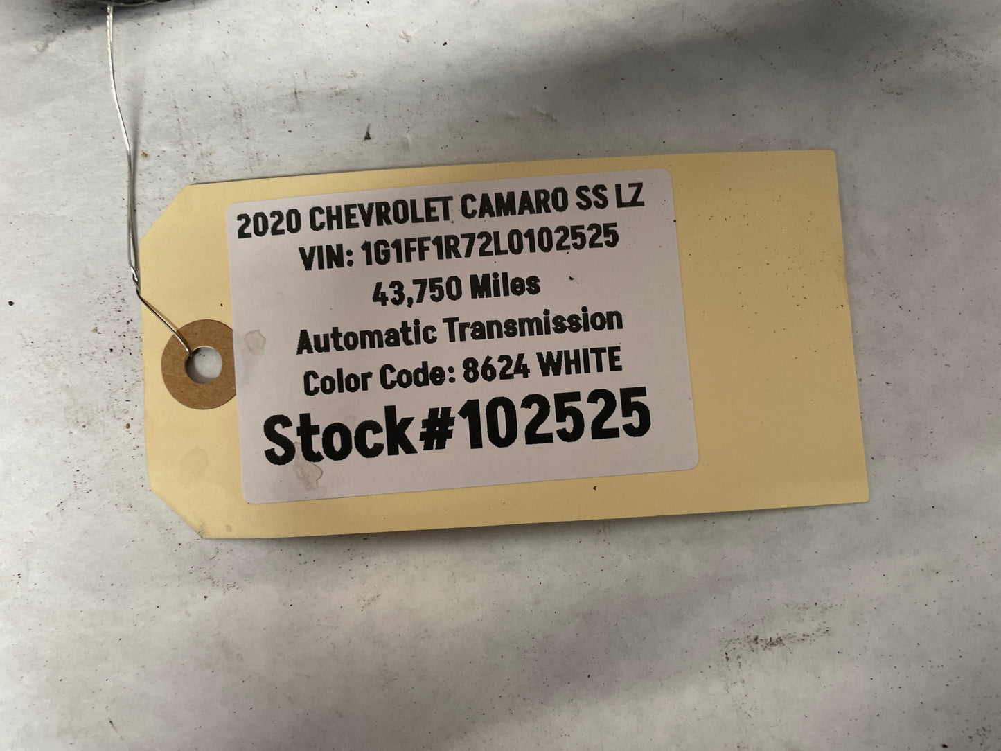 2020 Chevy Camaro SS LZ LH Driver Taillight Tail Light OEM - Day's Parts Yard