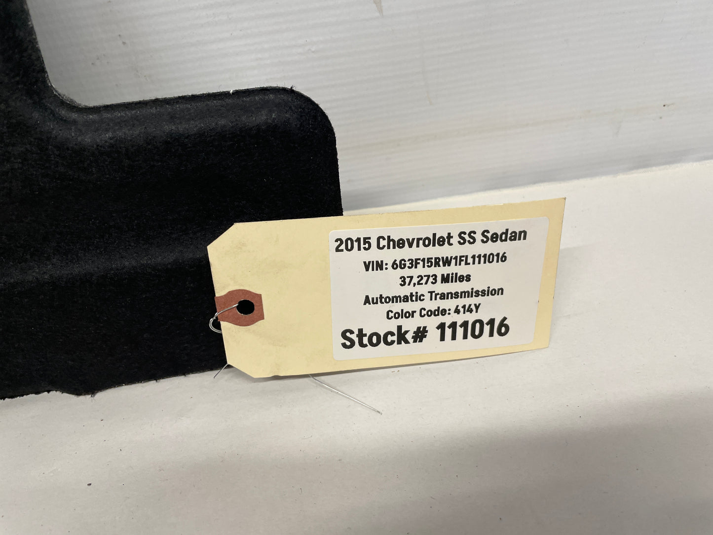 2015 Chevy SS Sedan Lower Insulator Dash Trim Piece OEM - Day's Parts Yard