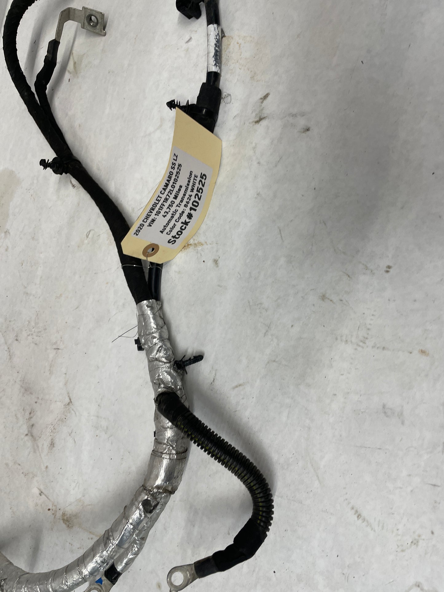 2020 Chevy Camaro SS LZ Positive Negative Battery Wire Wiring Harness OEM - Day's Parts Yard