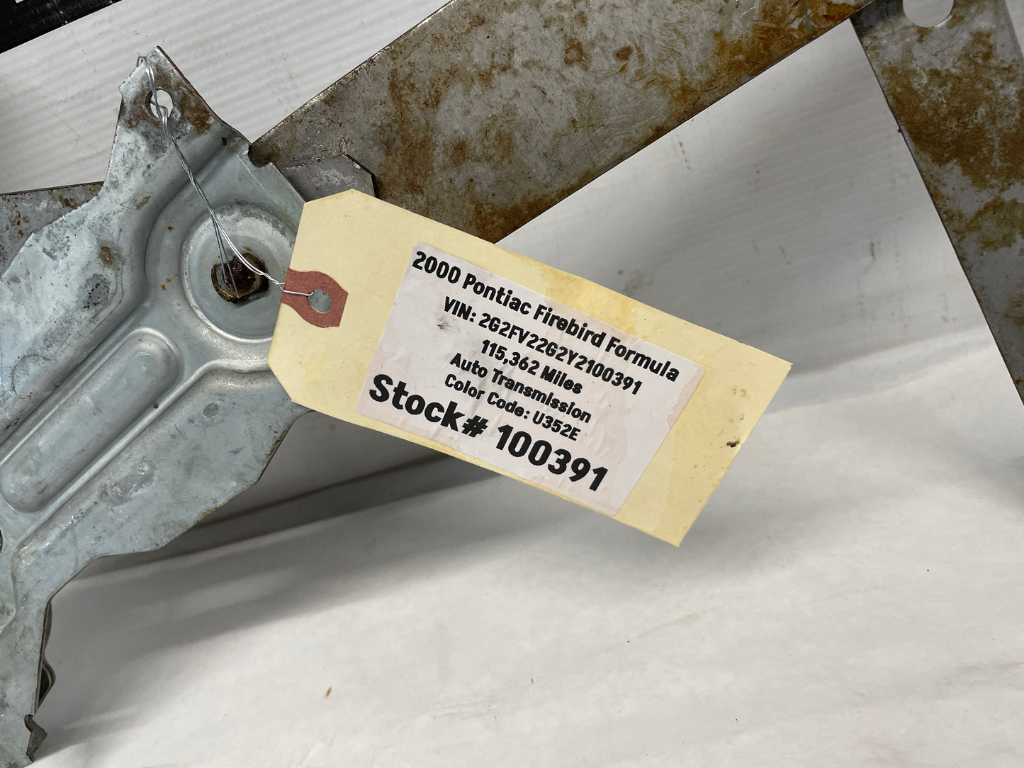2000 Pontiac Firebird Formula LH Driver Window Motor Regulator OEM - Day's Parts Yard