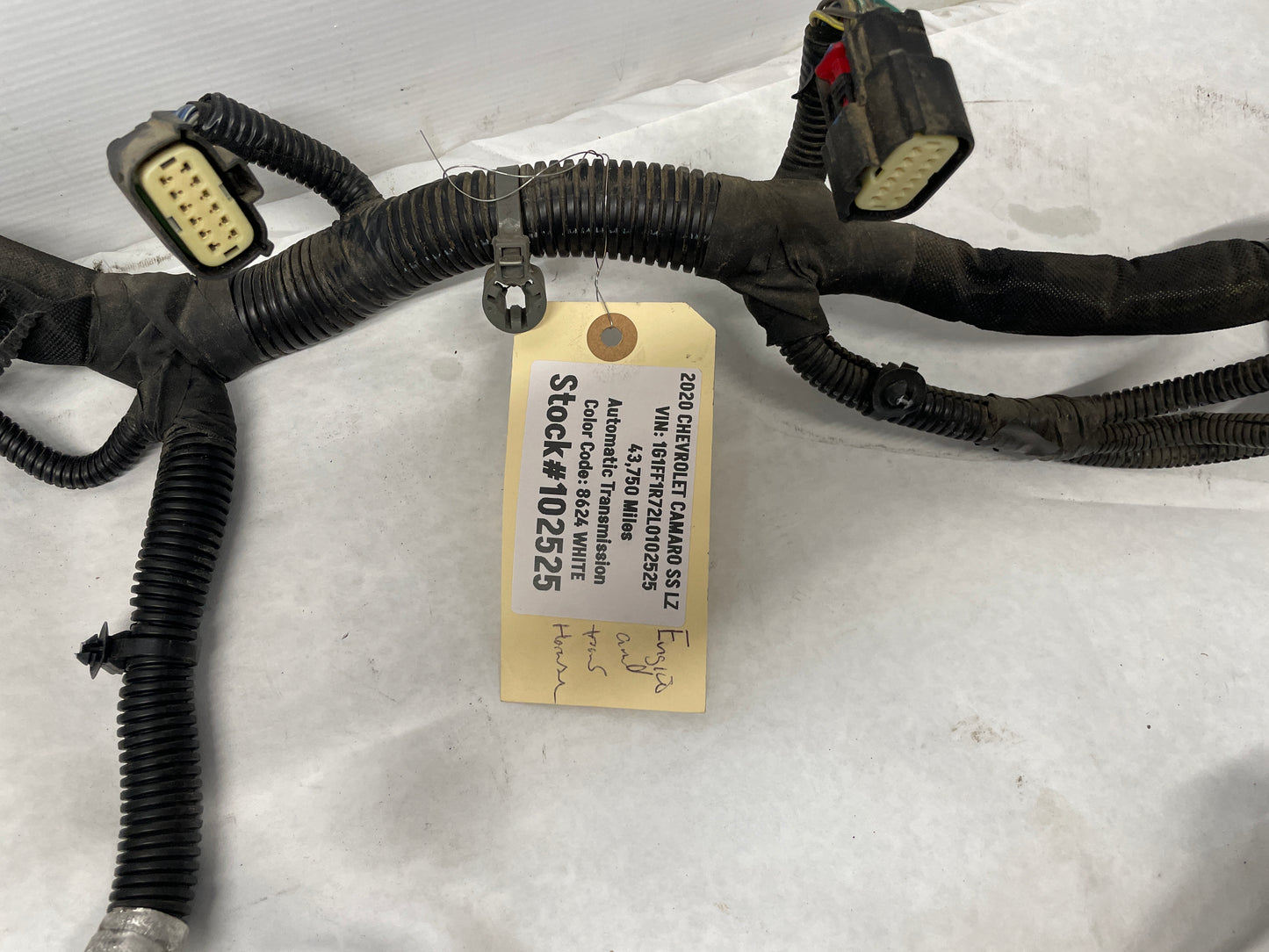 2020 Chevy Camaro SS LZ Engine Transmission Wire Wiring Harness OEM - Day's Parts Yard