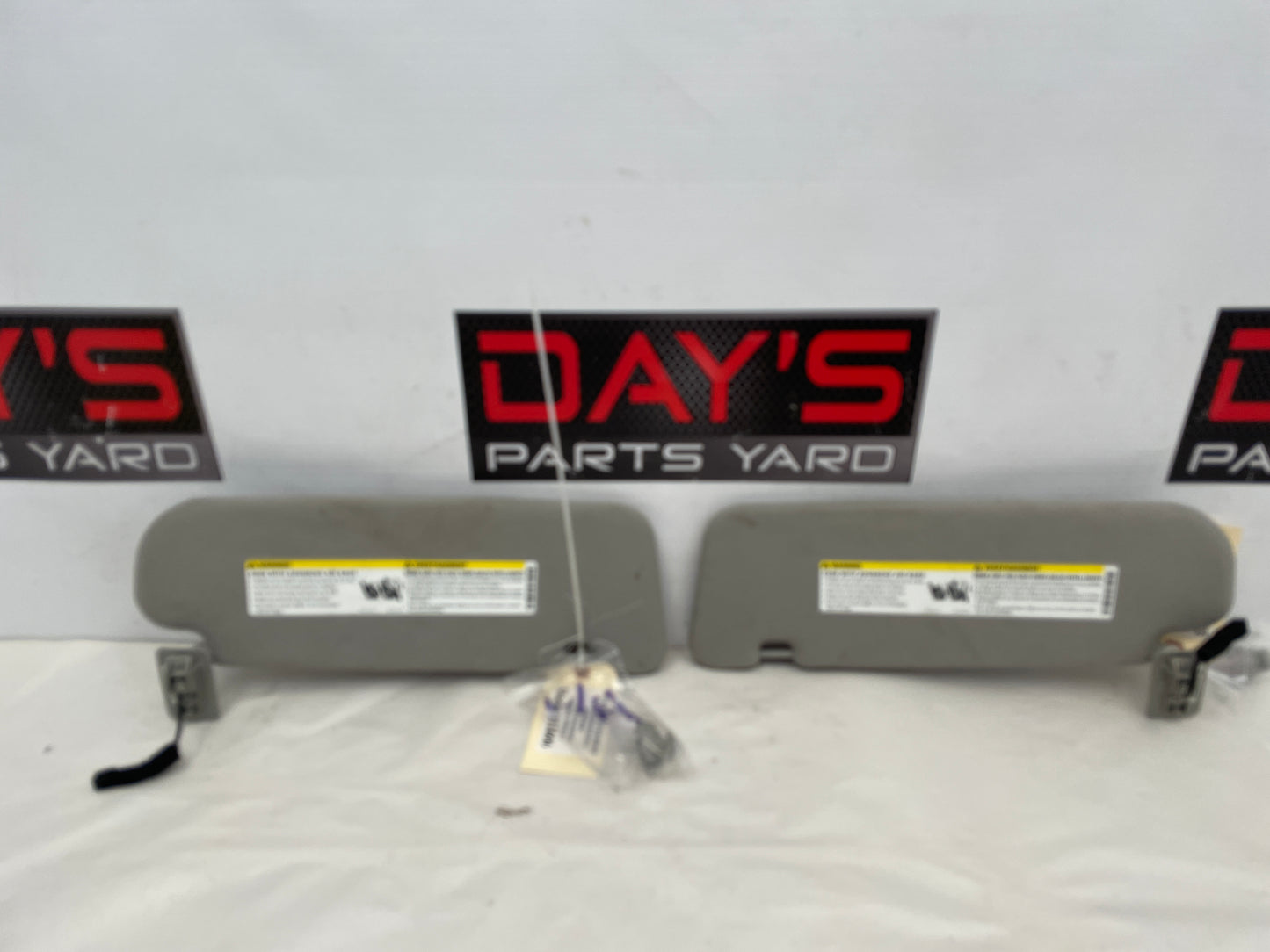 2017 Chevy SS Sedan RH & LH Sun Visor Sunvisor Set w/ Clips OEM - Day's Parts Yard