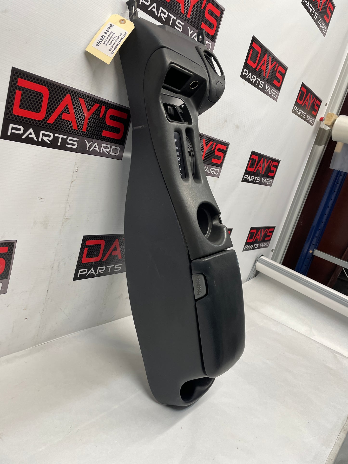1998 Chevy Camaro Z28 Complete Auto Center Console Arm Rest Assembly OEM Grey Gray - Day's Parts Yard