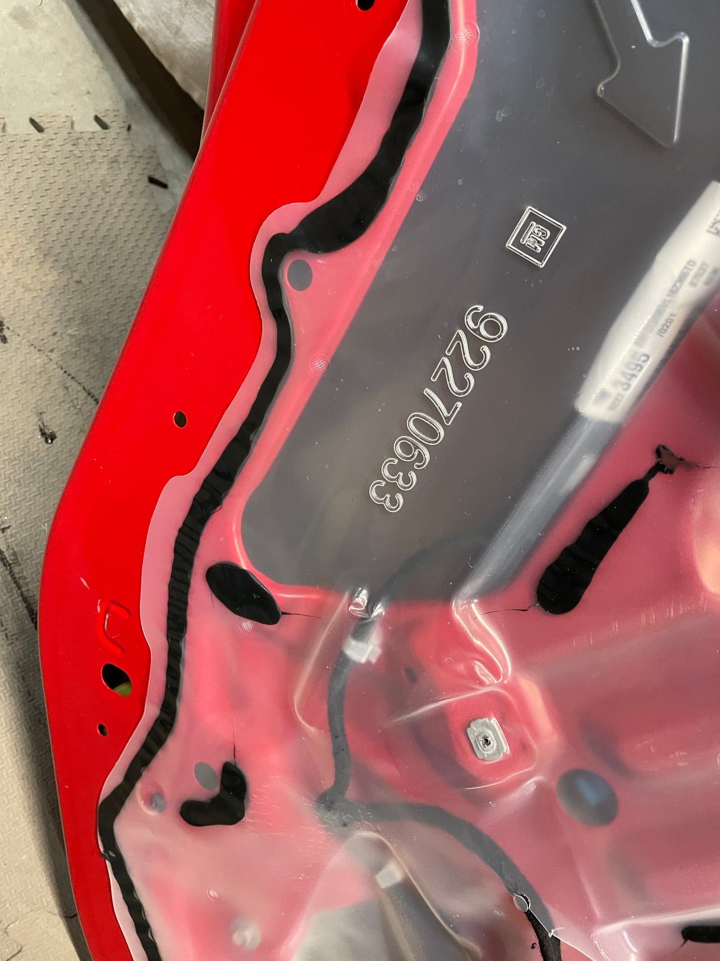 2017 Chevy SS Sedan LH Driver Rear Door Red OEM - Day's Parts Yard