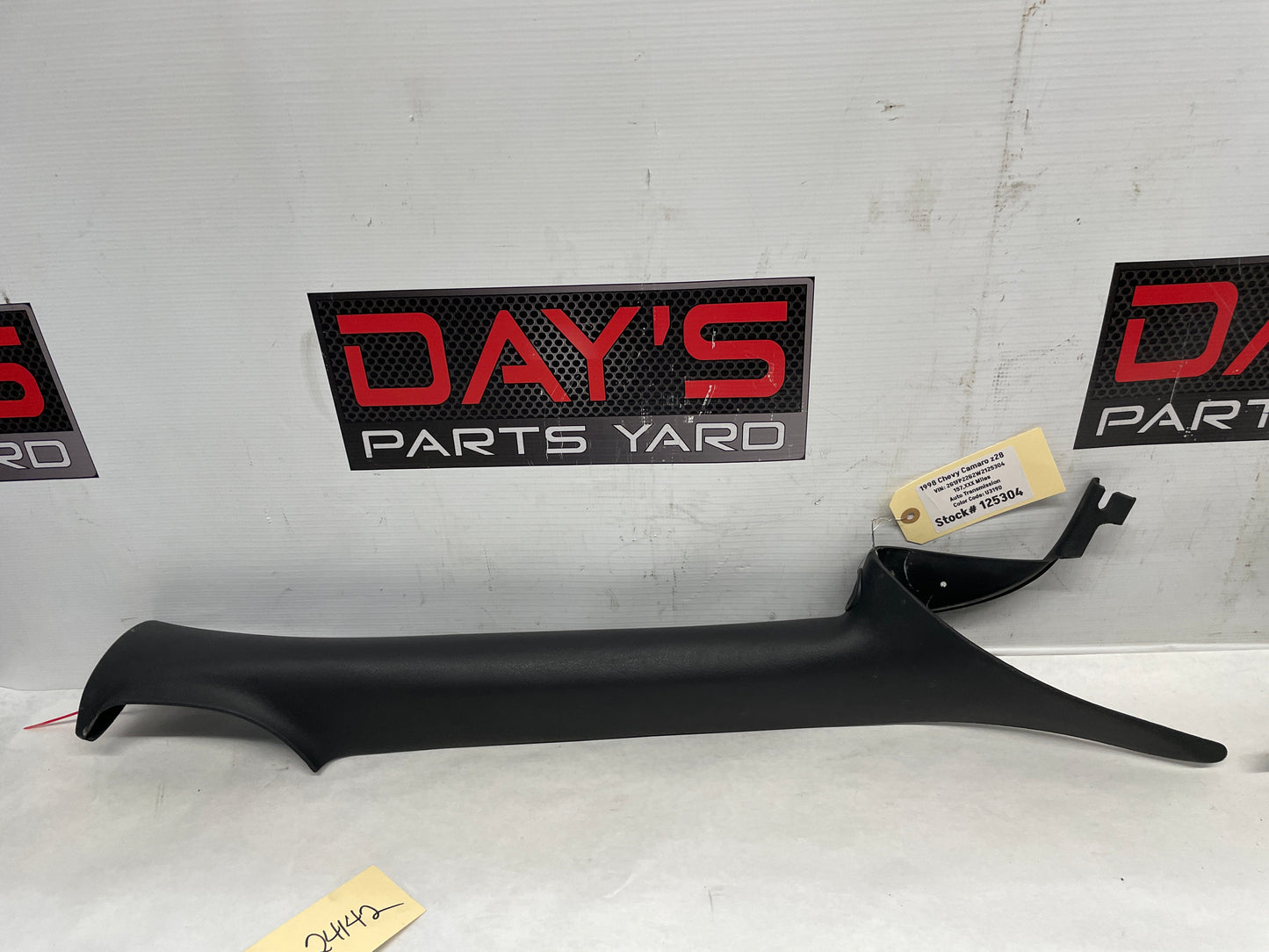 1998 Chevy Camaro Z28 RH & LH Interior A Pillar Windshield Trim OEM - Day's Parts Yard