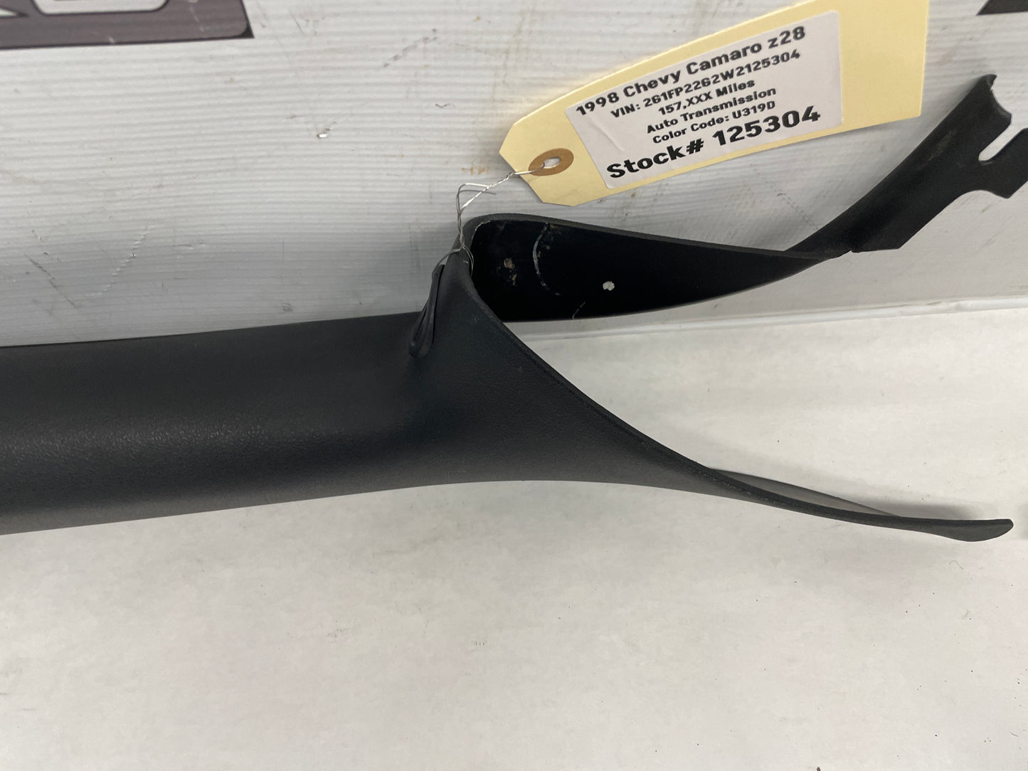 1998 Chevy Camaro Z28 RH & LH Interior A Pillar Windshield Trim OEM - Day's Parts Yard