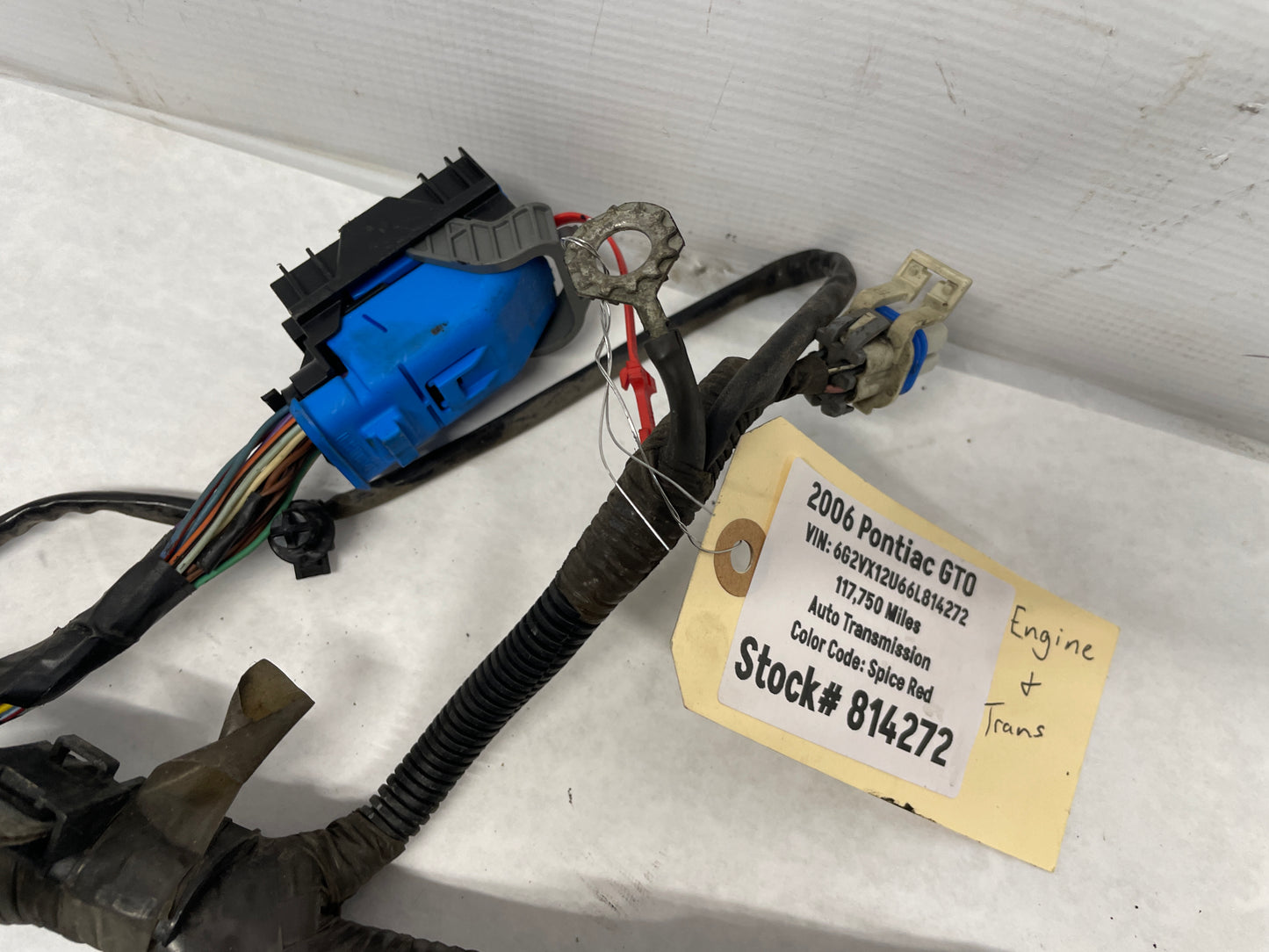 2006 Pontiac GTO Engine Motor Auto Transmission Wire Wiring Harness OEM - Day's Parts Yard