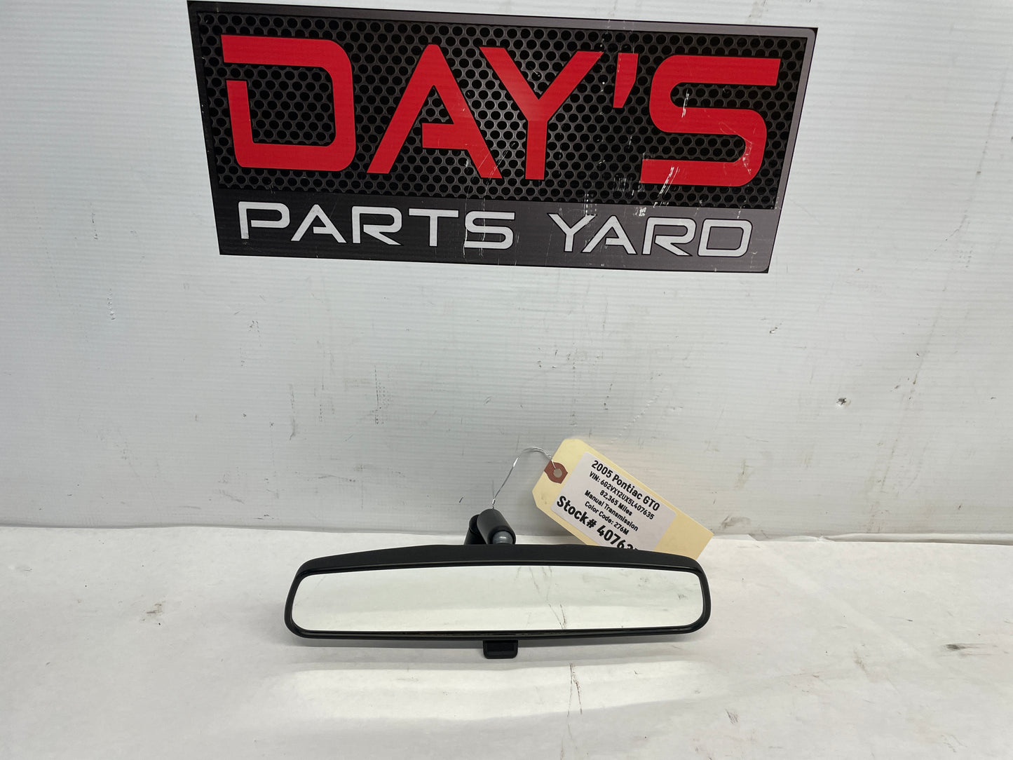 2005 Pontiac GTO Rearview Rear View Mirror OEM - Day's Parts Yard