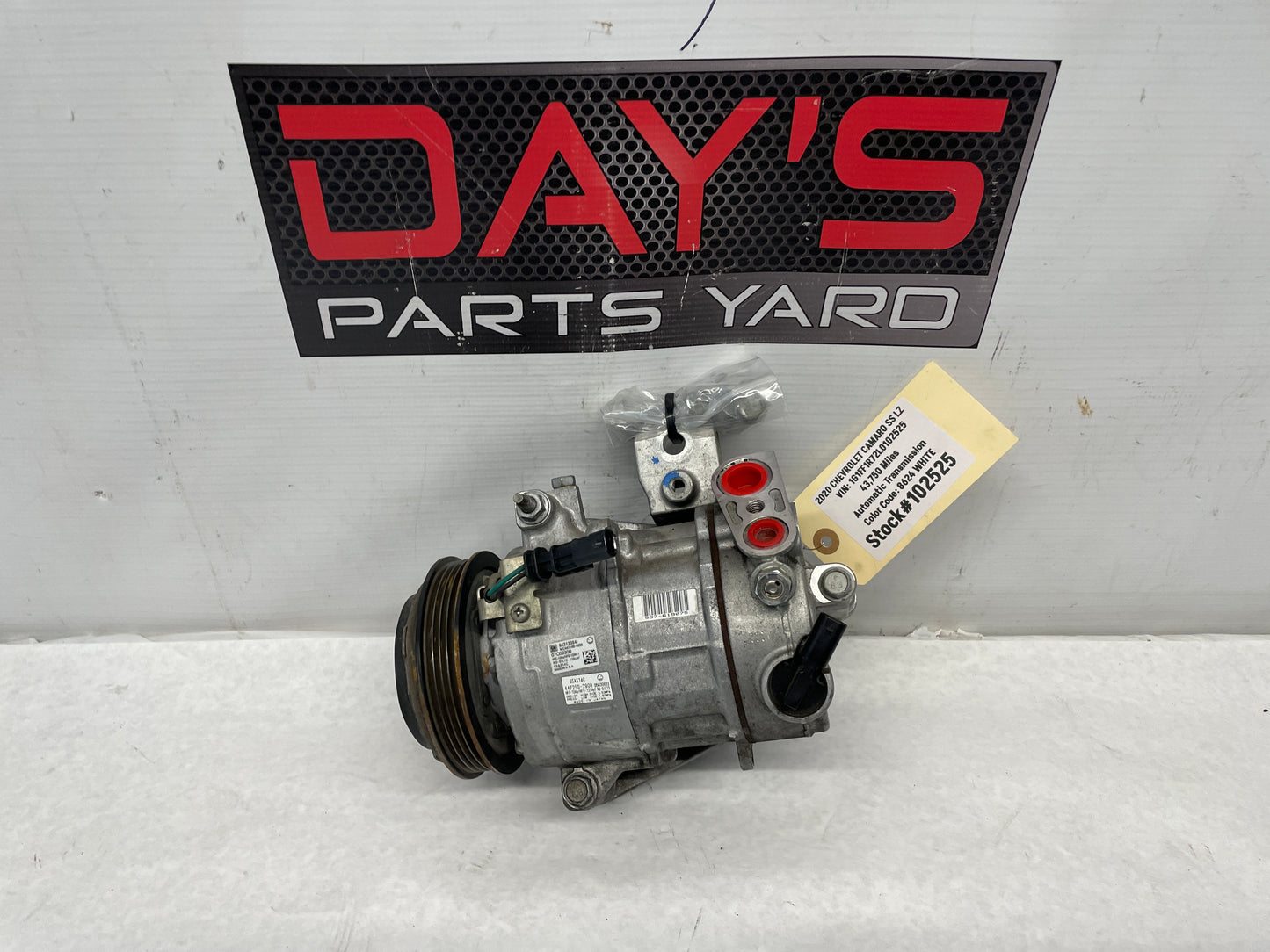 2020 Chevy Camaro SS LZ A/C Compressor Air Conditioner w/ Bracket OEM - Day's Parts Yard