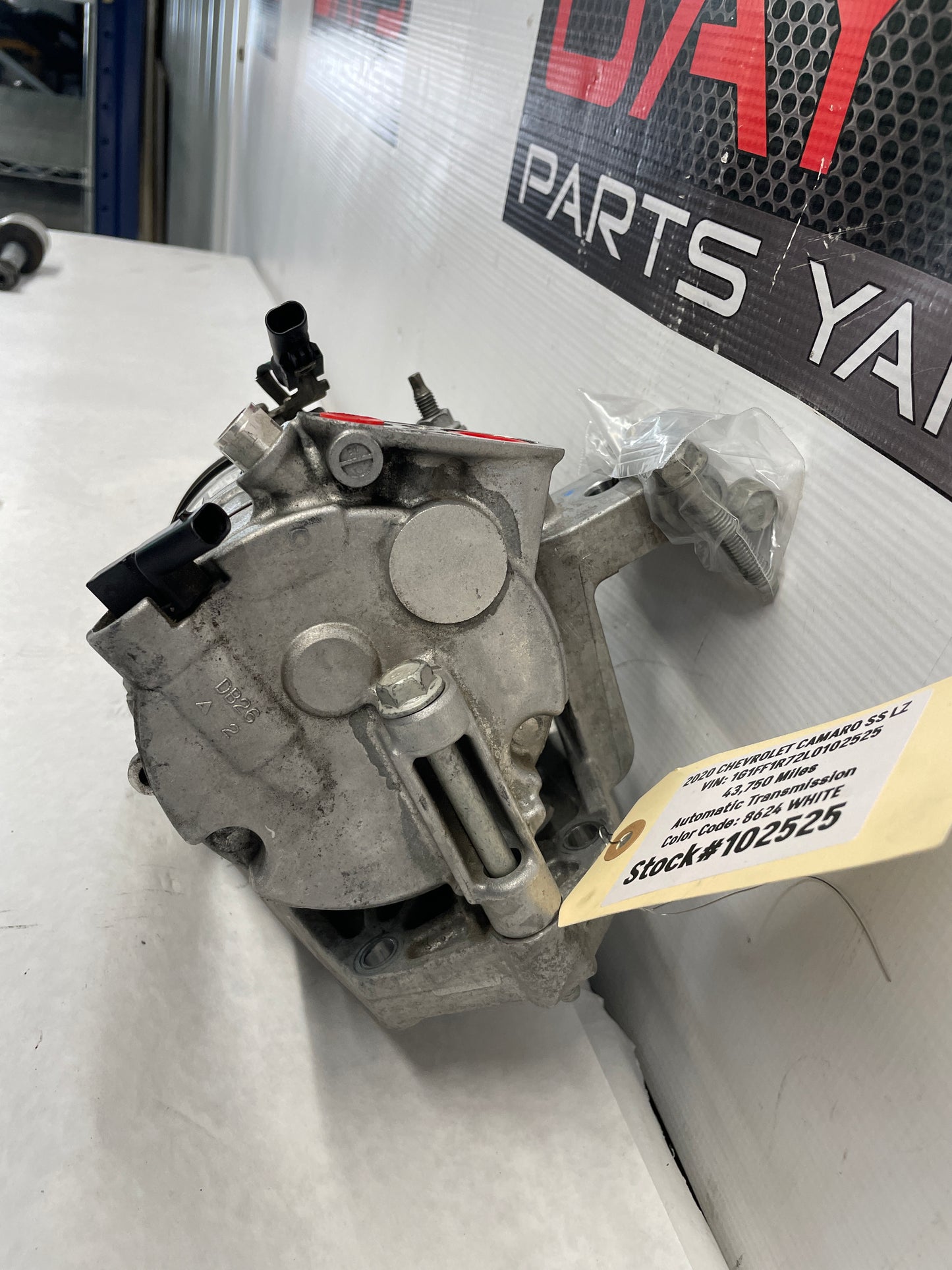 2020 Chevy Camaro SS LZ A/C Compressor Air Conditioner w/ Bracket OEM - Day's Parts Yard