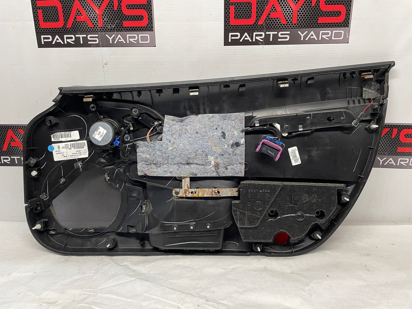2011 Chevy C6 Corvette Grand Sport LH Driver Front Interior Door Panel Trim OEM - Day's Parts Yard