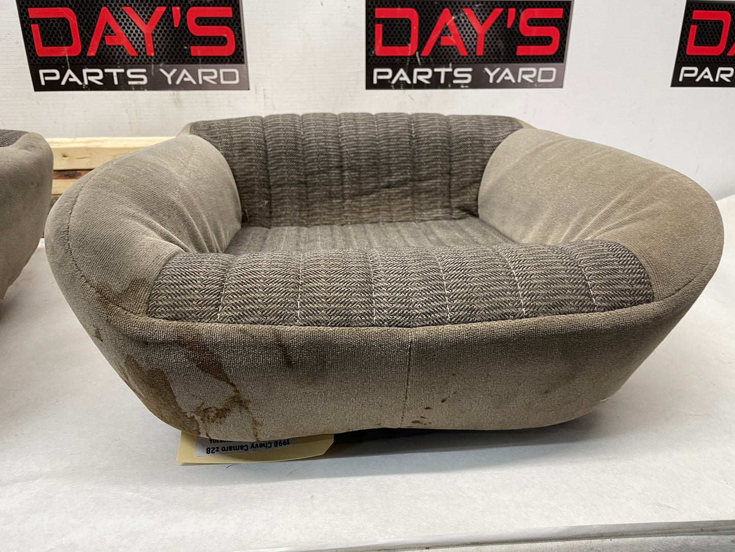 1998 Chevy Camaro Z28 Seats Fronts and Rears Tan Cloth OEM LOCAL PICK UP ONLY - Day's Parts Yard