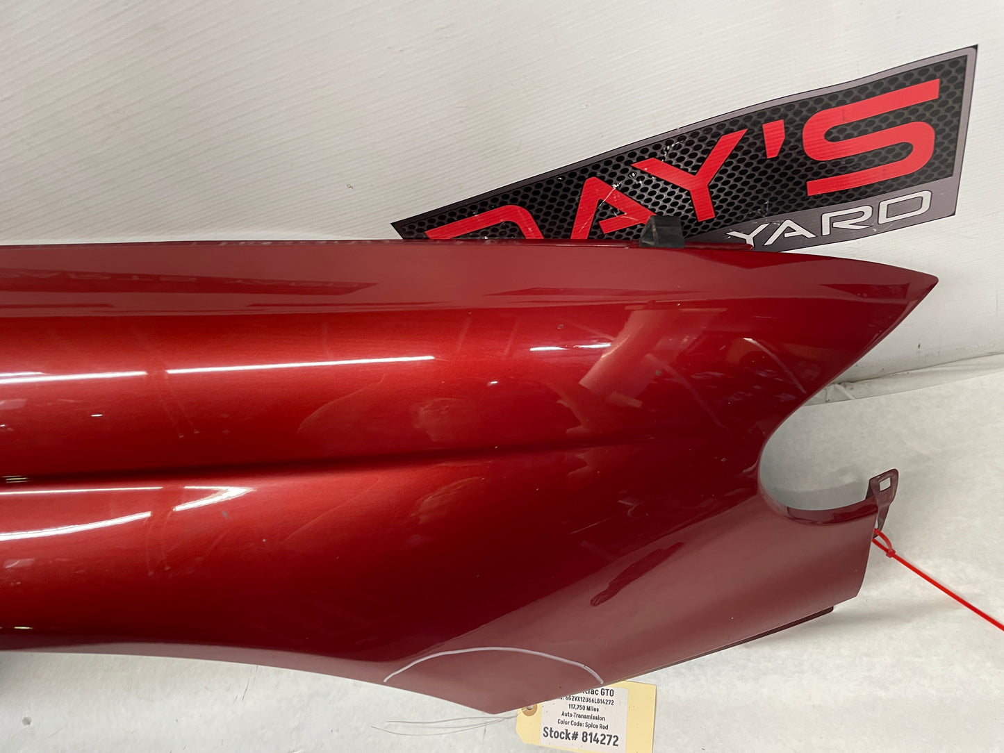 2006 Pontiac GTO RH Passenger Front Fender OEM - Day's Parts Yard