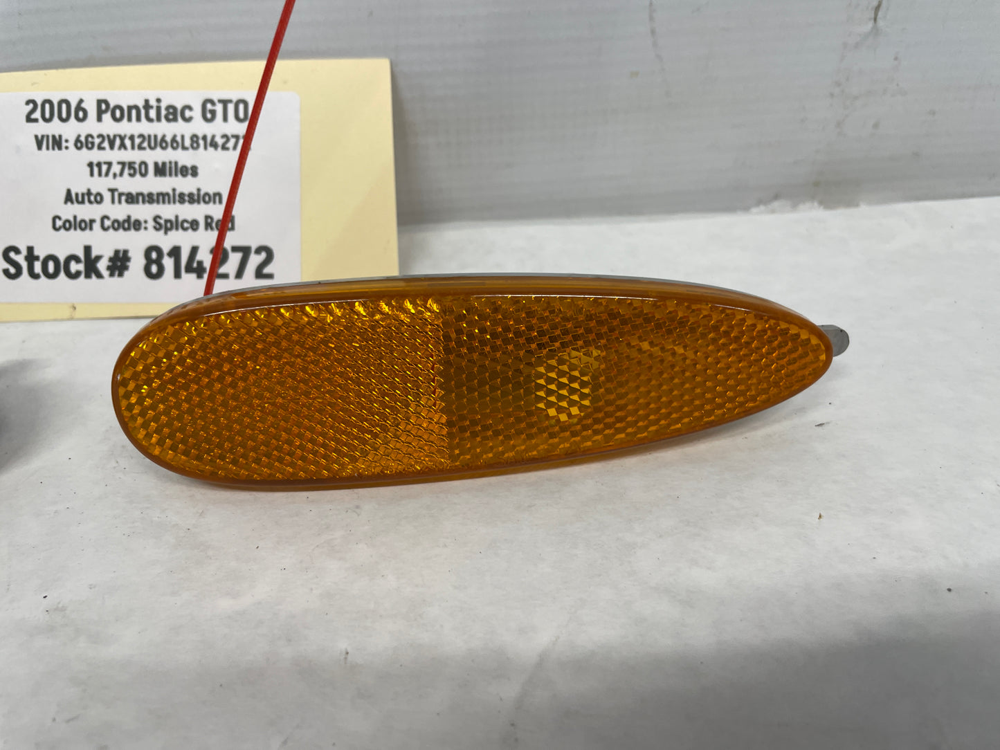 2006 Pontiac GTO RH & LH Front Bumper Turn Signal Marker Lights OEM - Day's Parts Yard