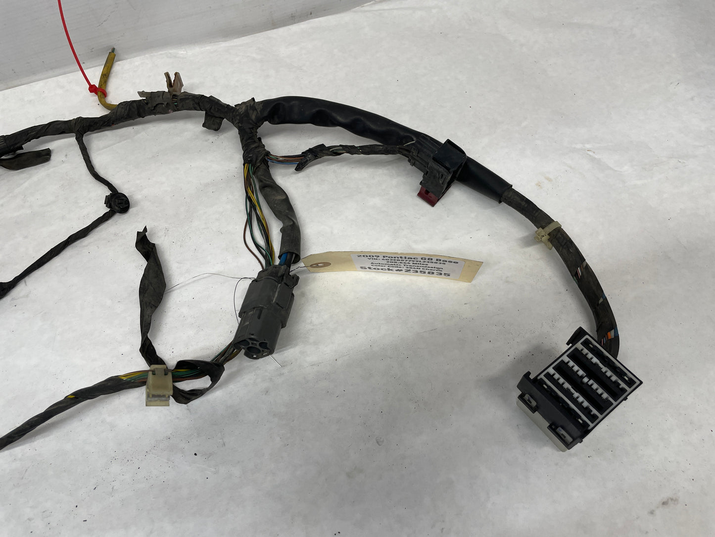 2009 Pontiac G8 Base Radiator Core Support Head Light Lamp Wiring Wire Harness OEM - Day's Parts Yard