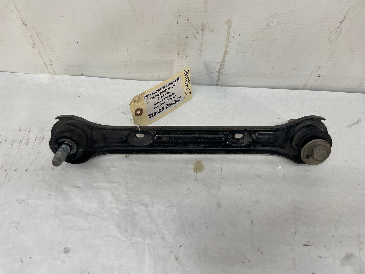 2014 Chevy Camaro SS LH Driver Rear Suspension Trailing Drag Link Rod Control Arm OEM - Day's Parts Yard