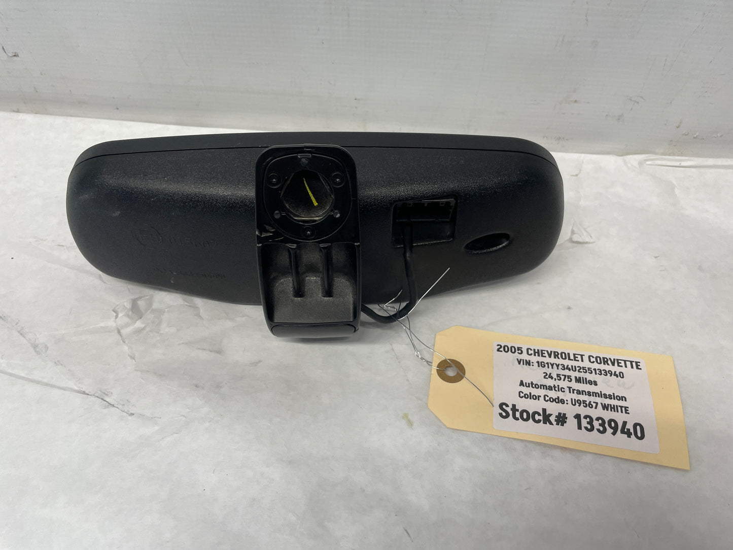 2005 Chevy Corvette Rearview Rear View Mirror w/ Map Light OEM