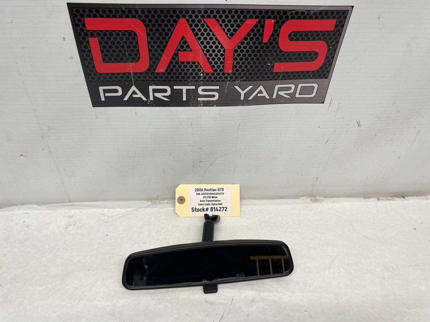 2006 Pontiac GTO Rearview Rear View Mirror OEM - Day's Parts Yard