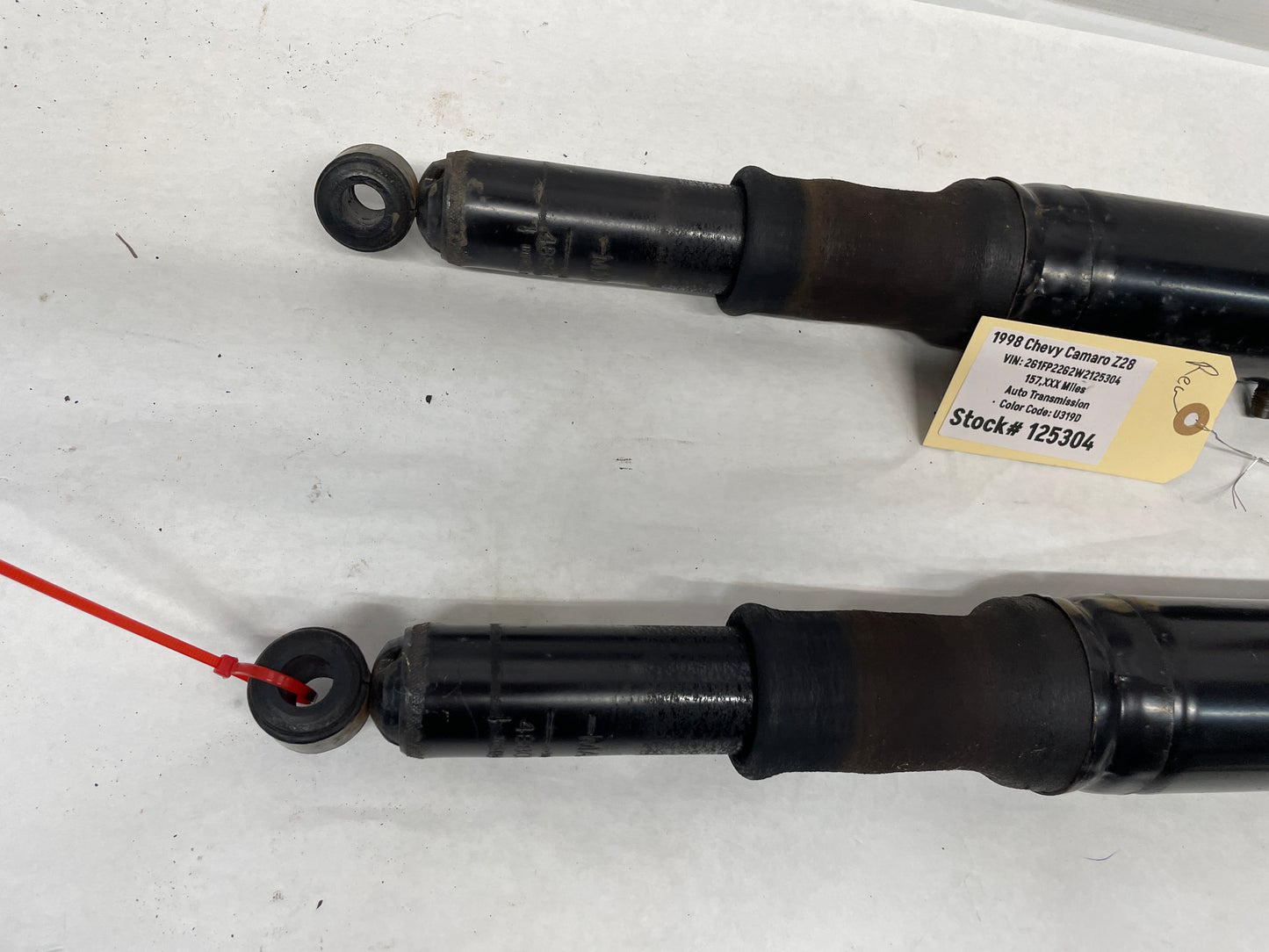 1998 Chevy Camaro Z28 Rear Suspension Shock Absorbers OEM - Day's Parts Yard