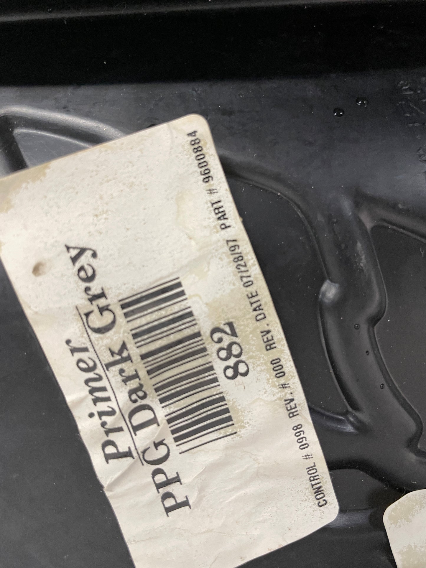 1998 Pontiac Firebird Formula Front License Plate Cover Filler Panel OEM - Day's Parts Yard