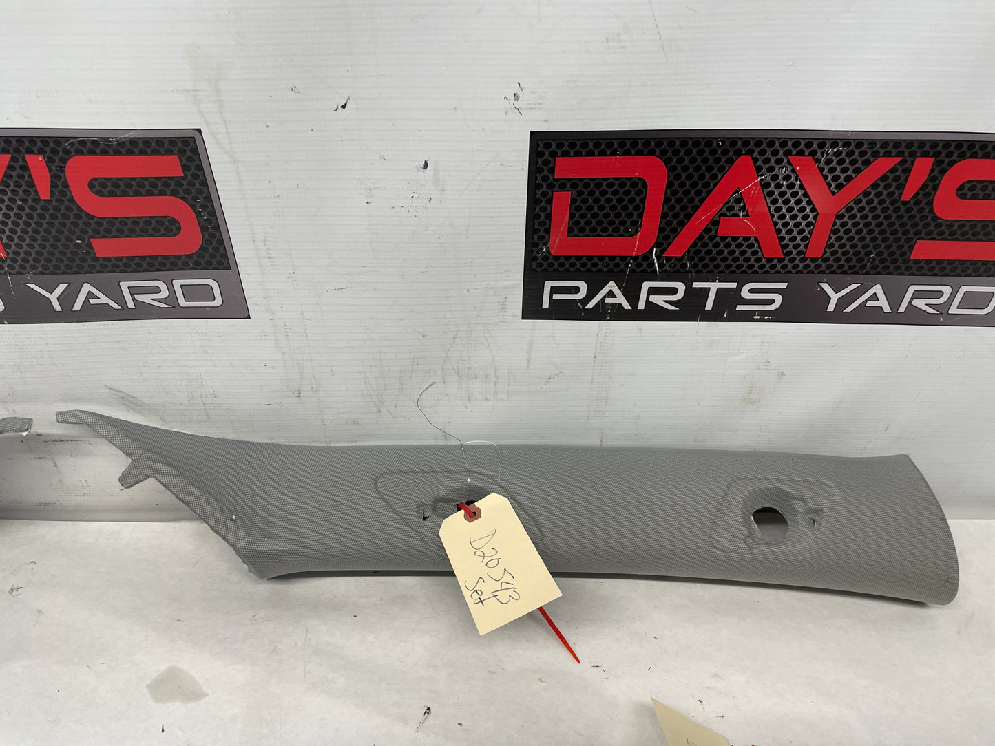 2018 Cadillac Escalade RH & LH Interior A Pillar Trim Gray OEM - Day's Parts Yard
