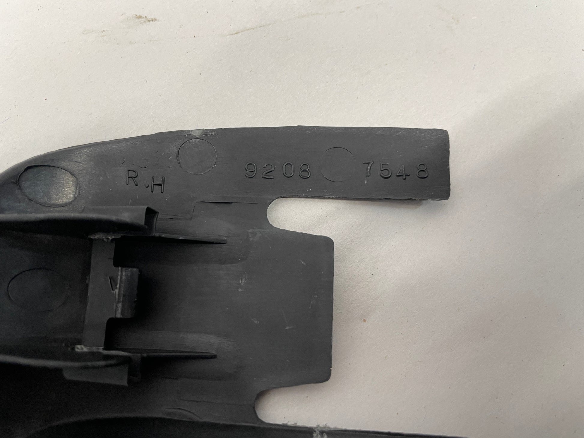 2005 Pontiac GTO RH Passenger Seat Rail Track Bracket Plastic Cover OEM - Day's Parts Yard