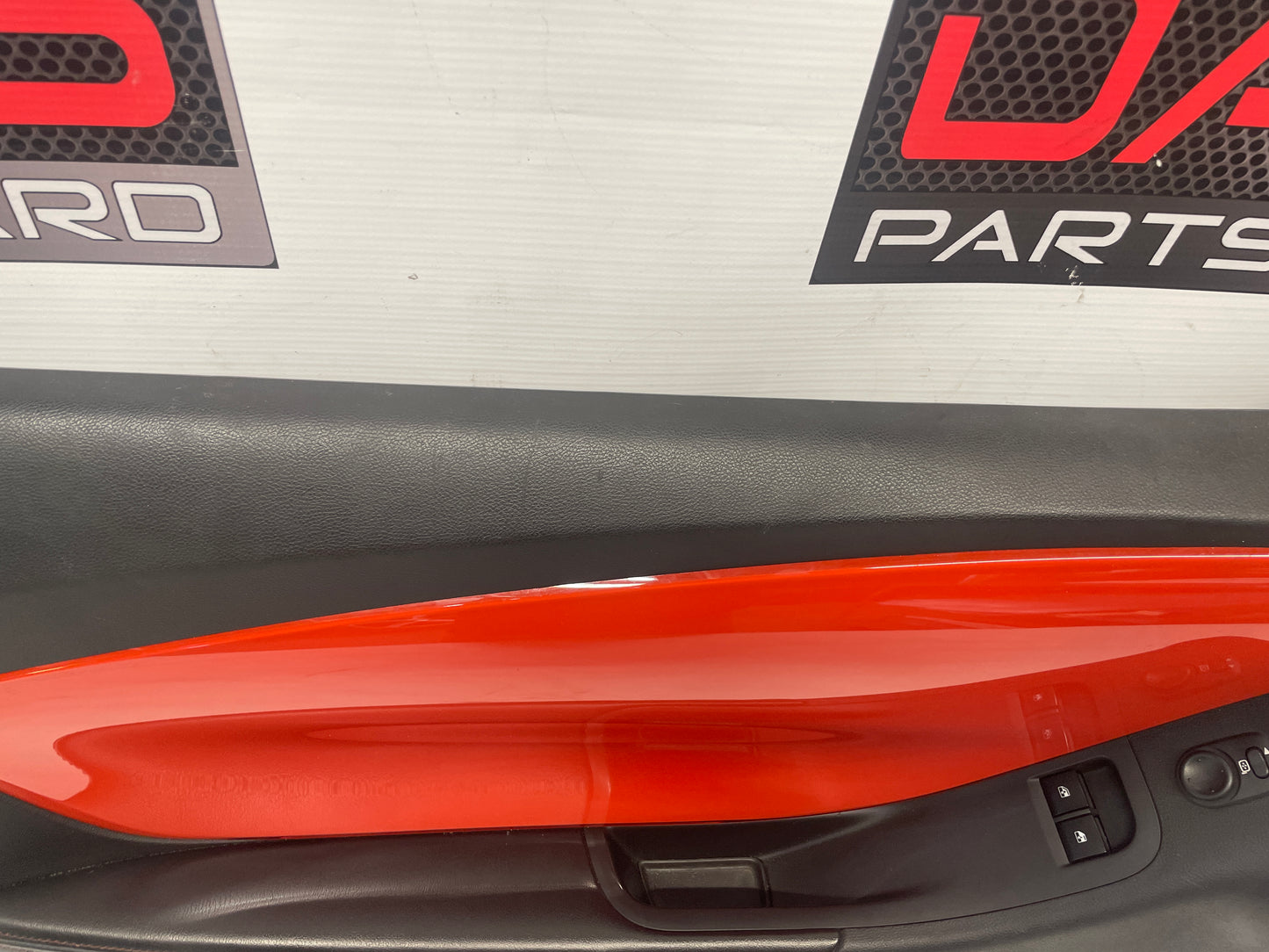 2010 Chevy Camaro SS LH Driver Orange Interior Door Panel Trim Molding OEM - Day's Parts Yard